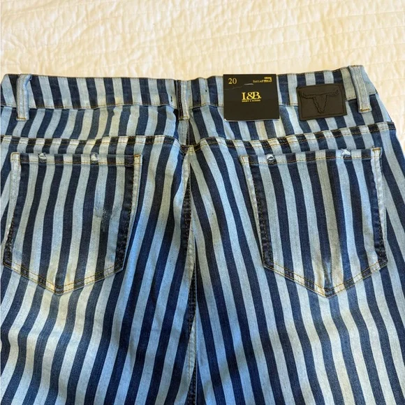 L&B Flare Bellbottom Jeans Plus Size 20 - Picture 6 of 9